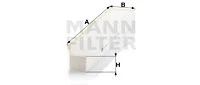 Salono filtras MANN-FILTER CU 4727