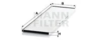 Salono filtras MANN-FILTER CU 4926