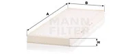 Salono filtras MANN-FILTER CU 50 001