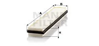 Salono filtras MANN-FILTER CU 5044