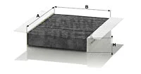 Salono filtras MANN-FILTER CUK 1820-2