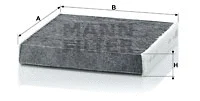 Salono filtras MANN-FILTER CUK 1827
