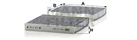 Salono filtras MANN-FILTER CUK 19 004