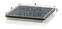 Salono filtras MANN-FILTER CUK 20 010