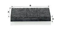 Salono filtras MANN-FILTER CUK 2043