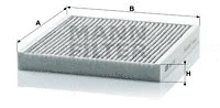 Salono filtras MANN-FILTER CUK 2132