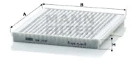 Salono filtras MANN-FILTER CUK 2137
