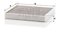 Salono filtras MANN-FILTER CUK 2143