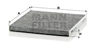 Salono filtras MANN-FILTER CUK 2226