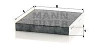 Salono filtras MANN-FILTER CUK 2345