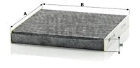 Salono filtras MANN-FILTER CUK 2358