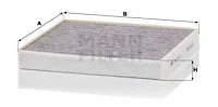 Salono filtras MANN-FILTER CUK 24 021