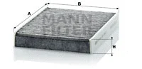 Salono filtras MANN-FILTER CUK 2433
