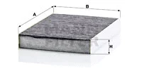 Salono filtras MANN-FILTER CUK 25 003