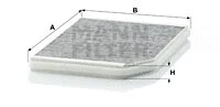 Salono filtras MANN-FILTER CUK 2525