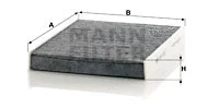 Salono filtras MANN-FILTER CUK 2533-2