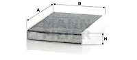 Salono filtras MANN-FILTER CUK 26 006