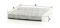 Salono filtras MANN-FILTER CUK 26 009