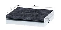 Salono filtras MANN-FILTER CUK 26 019