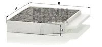 Salono filtras MANN-FILTER CUK 26 023