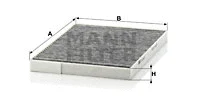 Salono filtras MANN-FILTER CUK 2620