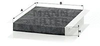 Salono filtras MANN-FILTER CUK 2680