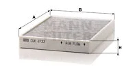 Salono filtras MANN-FILTER CUK 2733