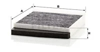 Salono filtras MANN-FILTER CUK 2855