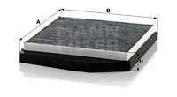 Salono filtras MANN-FILTER CUK 2855/1