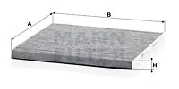 Salono filtras MANN-FILTER CUK 29 001