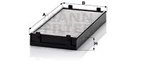 Salono filtras MANN-FILTER CUK 2941-2