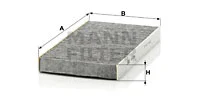 Salono filtras MANN-FILTER CUK 2951