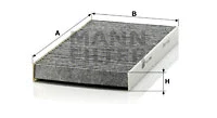 Salono filtras MANN-FILTER CUK 2956