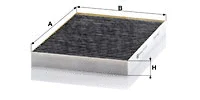 Salono filtras MANN-FILTER CUK 3137