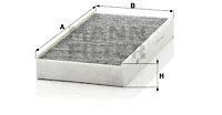 Salono filtras MANN-FILTER CUK 3240