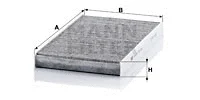 Salono filtras MANN-FILTER CUK 3241