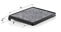 Salono filtras MANN-FILTER CUK 33 001