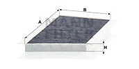Salono filtras MANN-FILTER CUK 3461