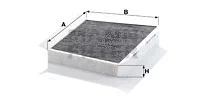 Salono filtras MANN-FILTER CUK 3461/1