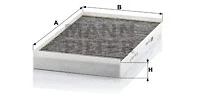 Salono filtras MANN-FILTER CUK 3540