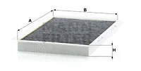 Salono filtras MANN-FILTER CUK 3569