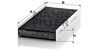 Salono filtras MANN-FILTER CUK 3847