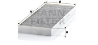 Salono filtras MANN-FILTER CUK 4179