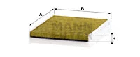 Salono filtras MANN-FILTER FP 2026