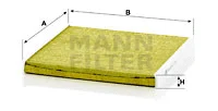 Salono filtras MANN-FILTER FP 2131