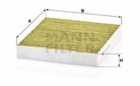 Salono filtras MANN-FILTER FP 2141