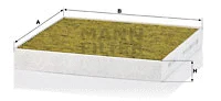 Salono filtras MANN-FILTER FP 23 024