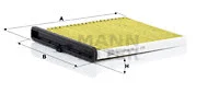 Salono filtras MANN-FILTER FP 24 009