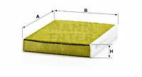 Salono filtras MANN-FILTER FP 2433