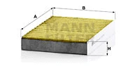 Salono filtras MANN-FILTER FP 25 003